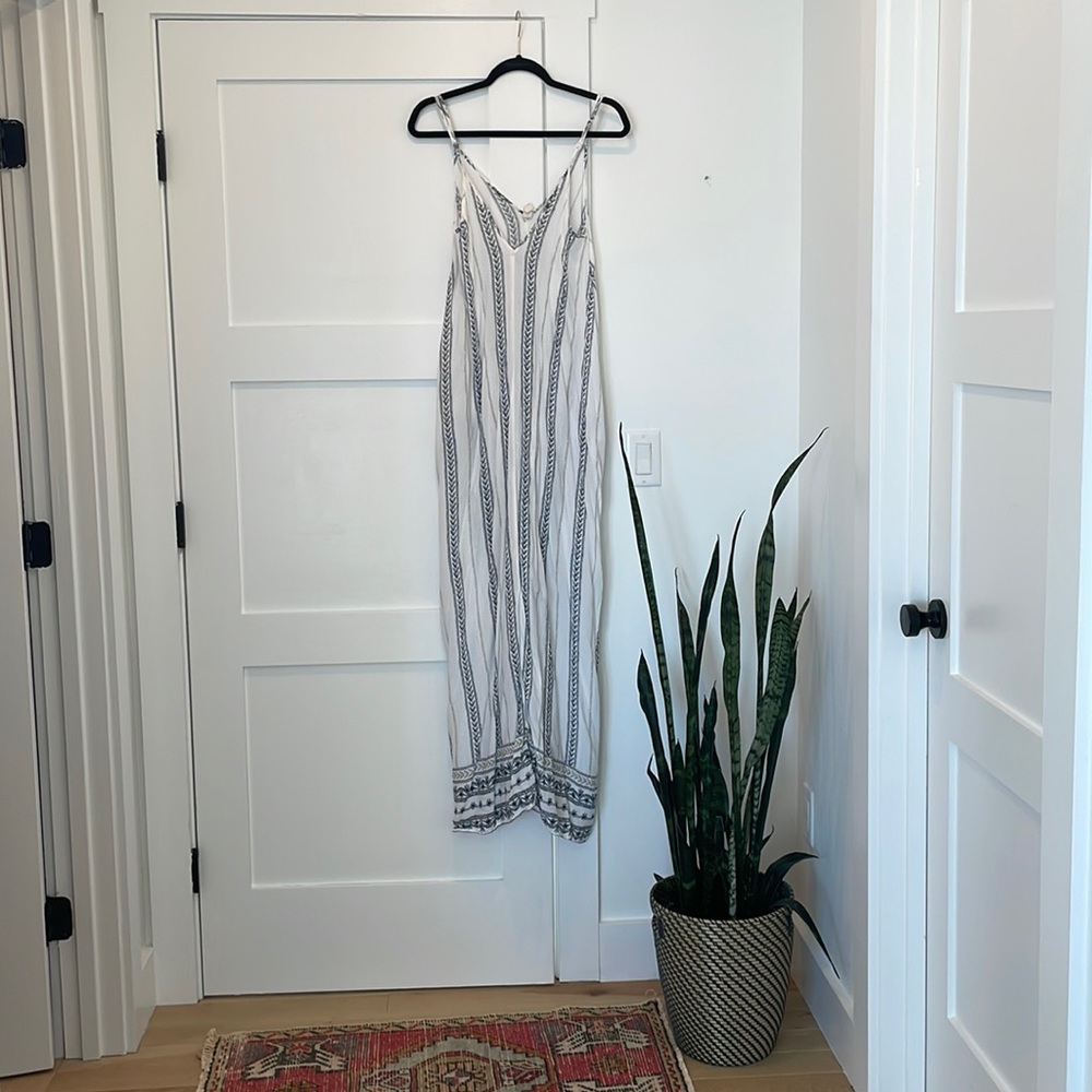 Elan cover up maxi dress printed